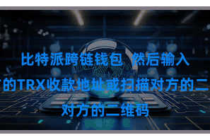 比特派跨链钱包  然后输入对方的TRX收款地址或扫描对方的二维码