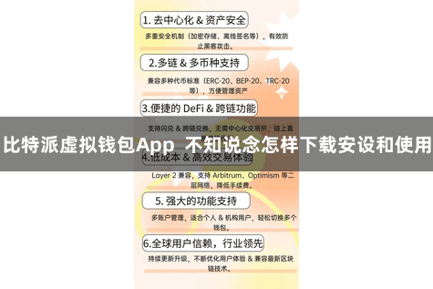 比特派虚拟钱包App  不知说念怎样下载安设和使用