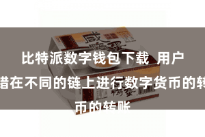 比特派数字钱包下载  用户不错在不同的链上进行数字货币的转账