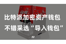 比特派加密资产钱包  不错采选“导入钱包”