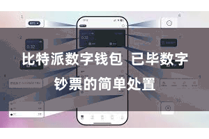比特派数字钱包  已毕数字钞票的简单处置